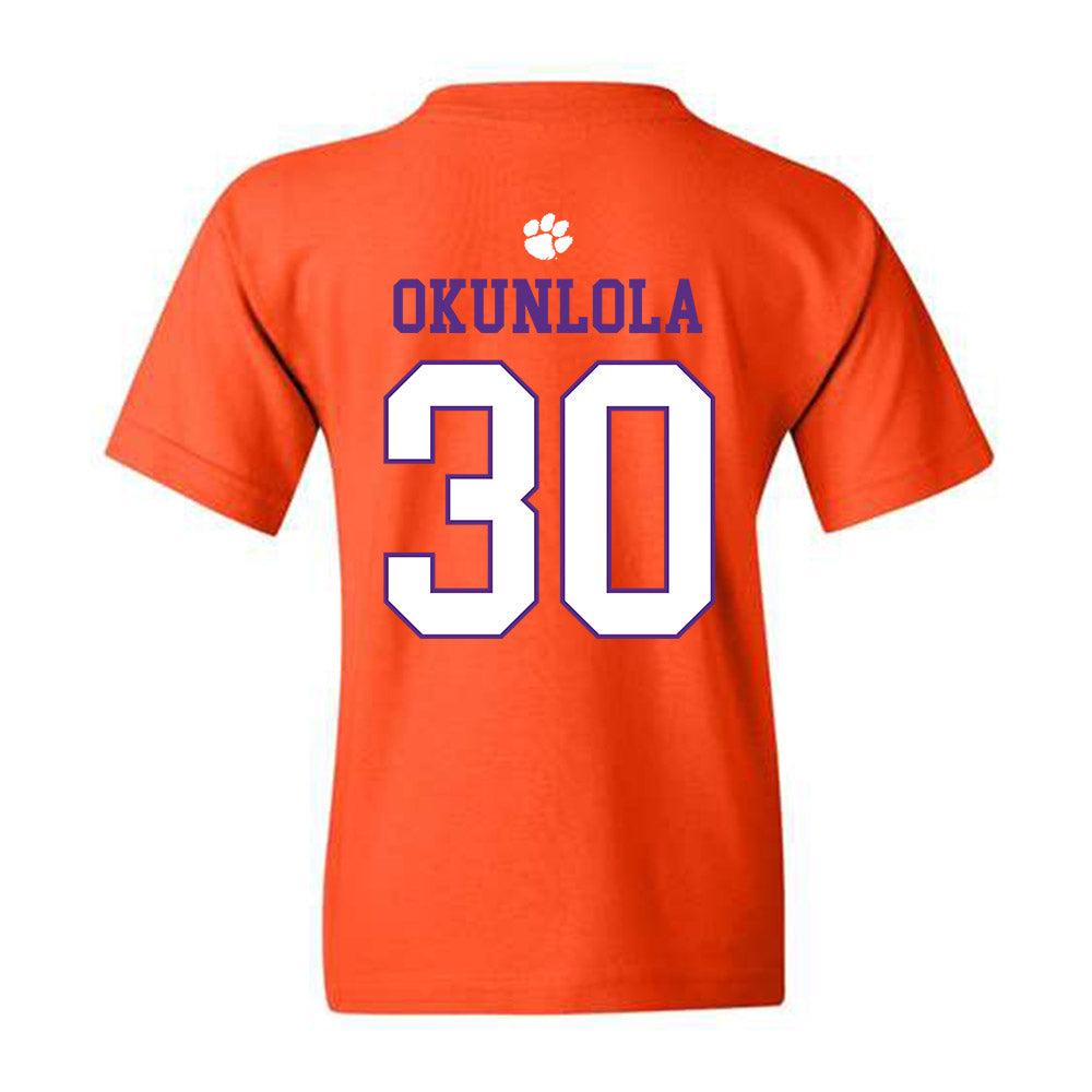 Clemson - NCAA Men's Soccer : Remi Okunlola - Classic Shersey Youth T-Shirt