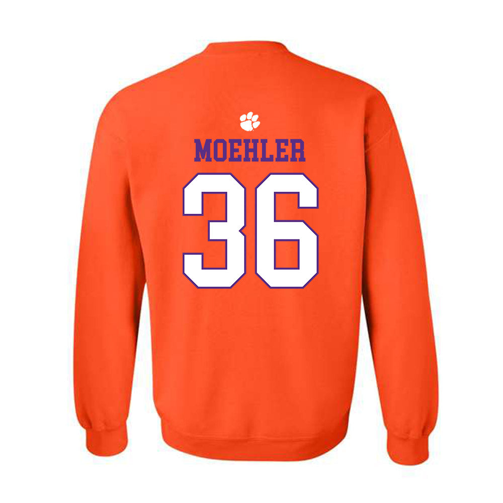 Clemson - NCAA Baseball : Dane Moehler - Classic Shersey Crewneck Sweatshirt-1