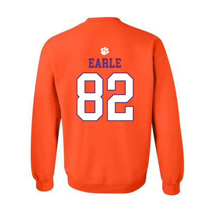 Clemson - NCAA Football : Sam Earle - Classic Shersey Crewneck Sweatshirt-1