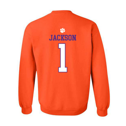 Clemson - NCAA Women's Basketball : Amaia Jackson - Classic Shersey Crewneck Sweatshirt-1