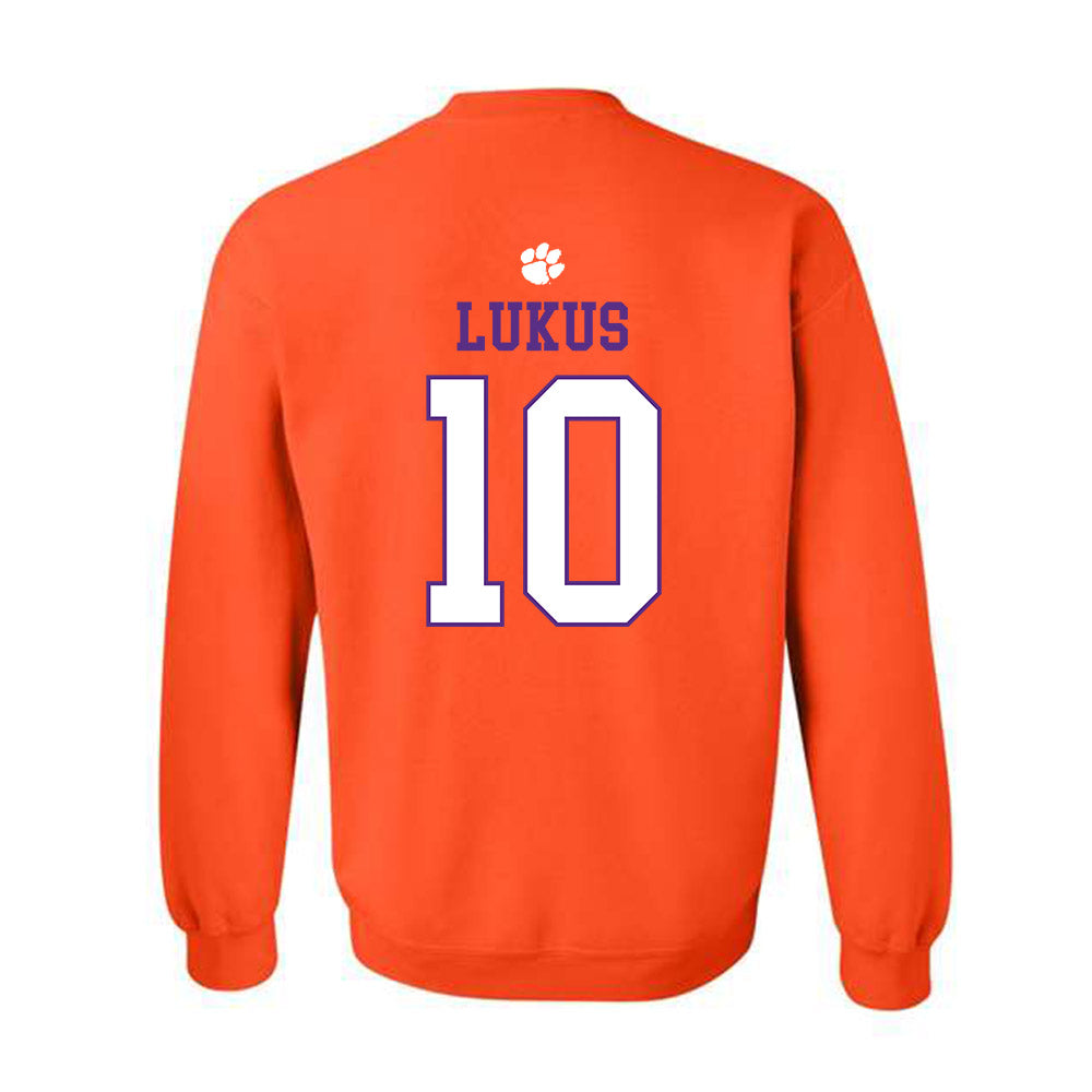 Clemson - NCAA Football : Jeadyn Lukus - Classic Shersey Crewneck Sweatshirt-1