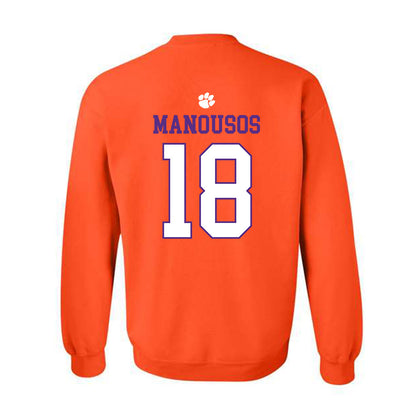 Clemson - NCAA Women's Soccer : Maria Manousos - Classic Shersey Crewneck Sweatshirt-1