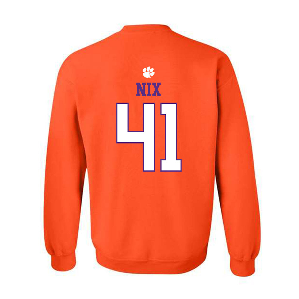 Clemson - NCAA Football : Caleb Nix - Classic Shersey Crewneck Sweatshirt