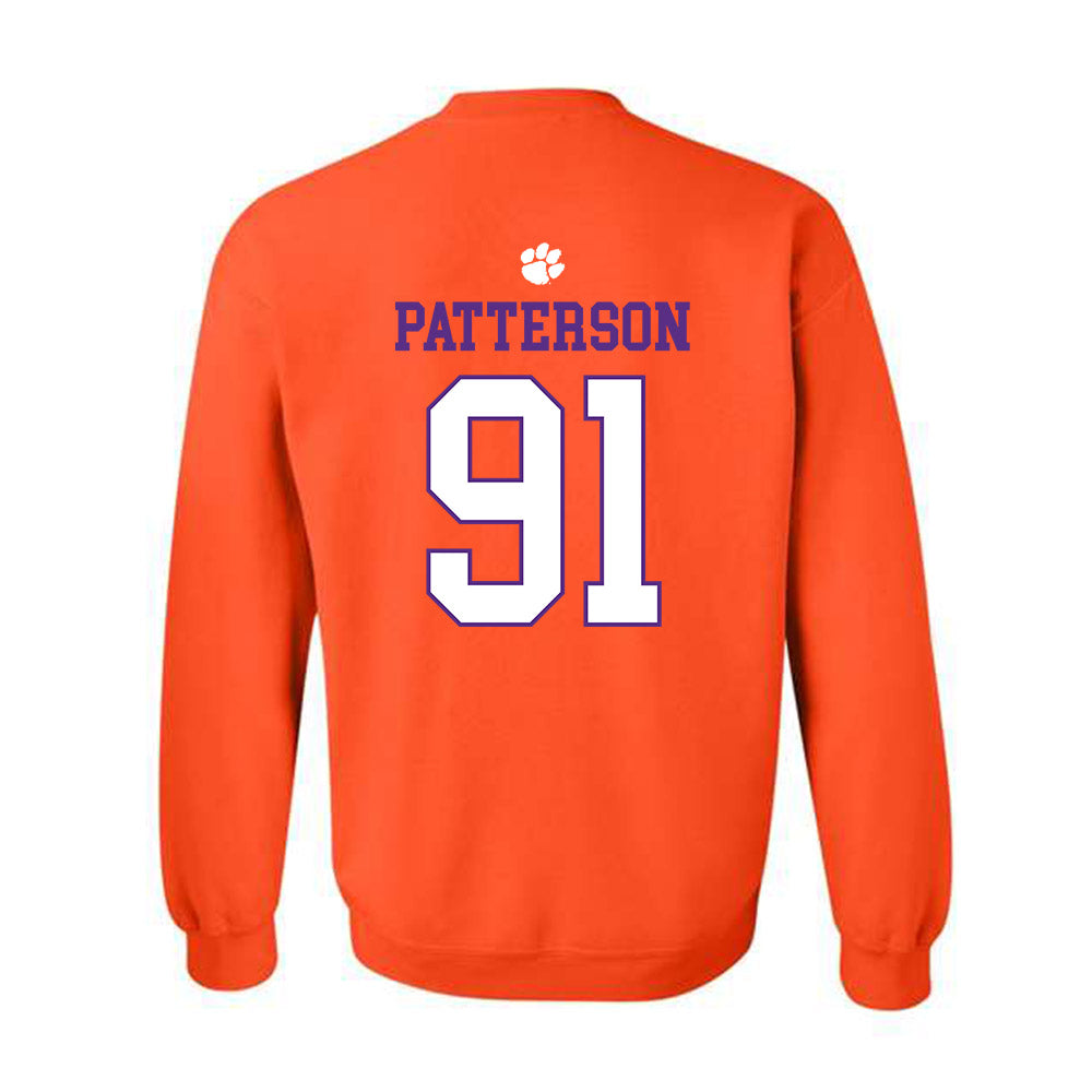 Clemson - NCAA Football : Zaire Patterson - Classic Shersey Crewneck Sweatshirt