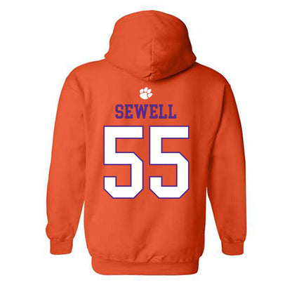 Clemson - NCAA Football : Harris Sewell - Classic Shersey Hooded Sweatshirt-1