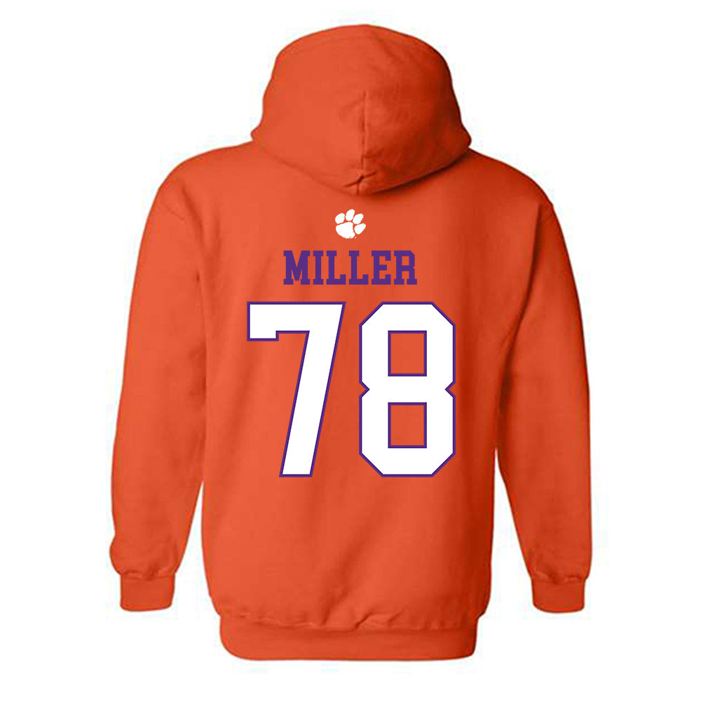 Clemson - NCAA Football : Blake Miller - Classic Shersey Hooded Sweatshirt-1