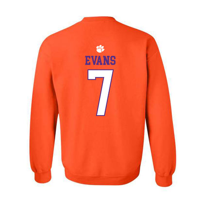 Clemson - NCAA Women's Basketball : Summah Evans - Classic Shersey Crewneck Sweatshirt-1