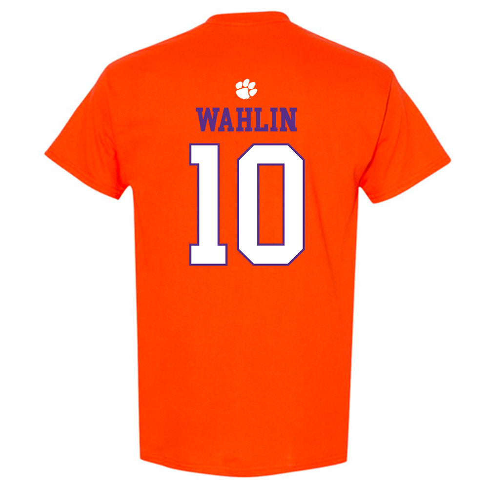 Clemson - NCAA Men's Basketball : Jake Wahlin - Classic Shersey T-Shirt-1