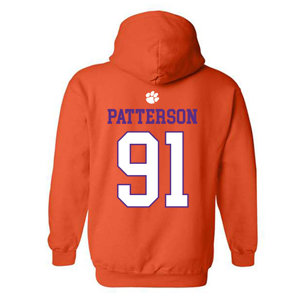 Clemson - NCAA Football : Zaire Patterson - Classic Shersey Hooded Sweatshirt