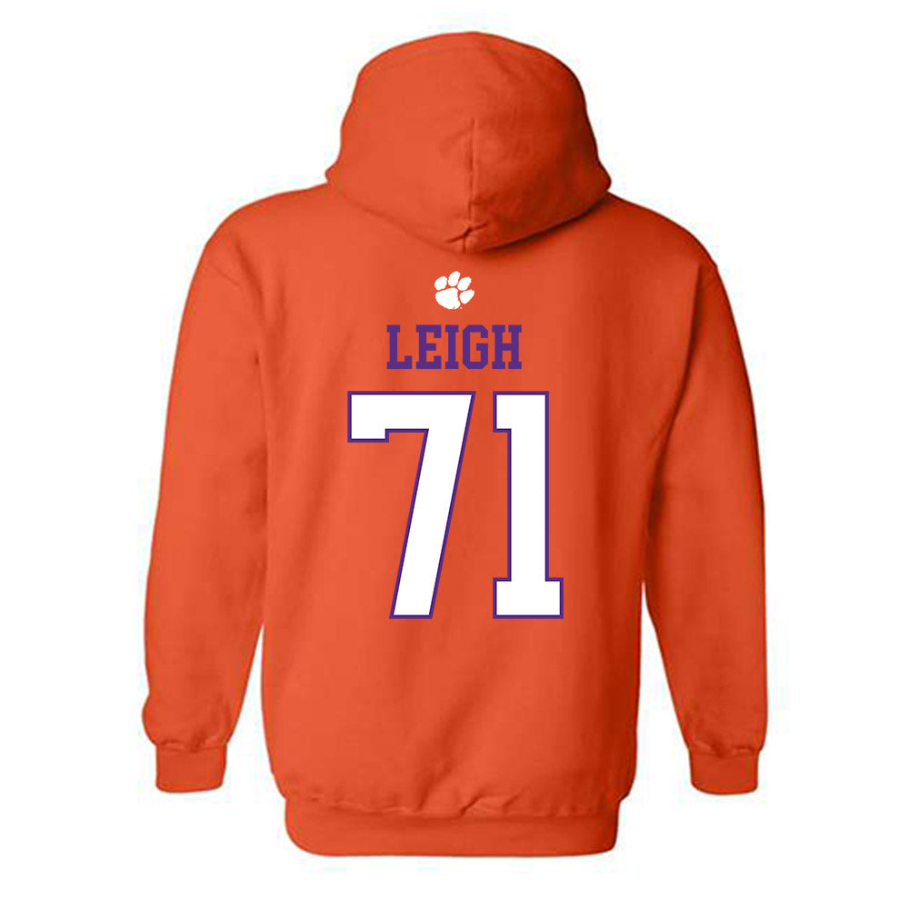 Clemson - NCAA Football : Tristan Leigh - Classic Shersey Hooded Sweatshirt-1