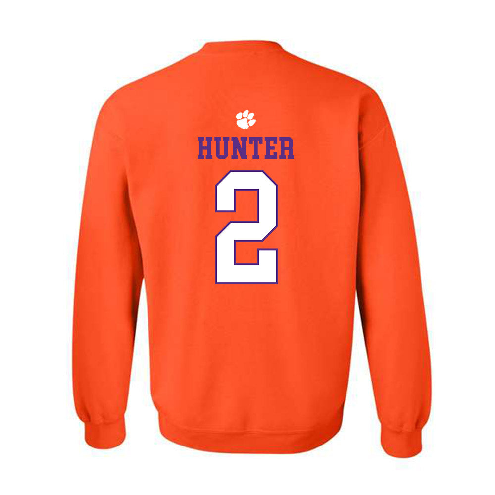 Clemson - NCAA Men's Basketball : Dillon Hunter - Classic Shersey Crewneck Sweatshirt-1