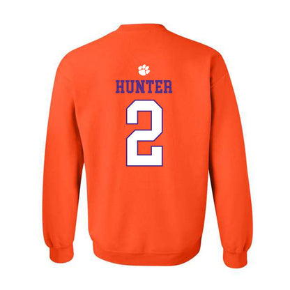 Clemson - NCAA Men's Basketball : Dillon Hunter - Classic Shersey Crewneck Sweatshirt-1