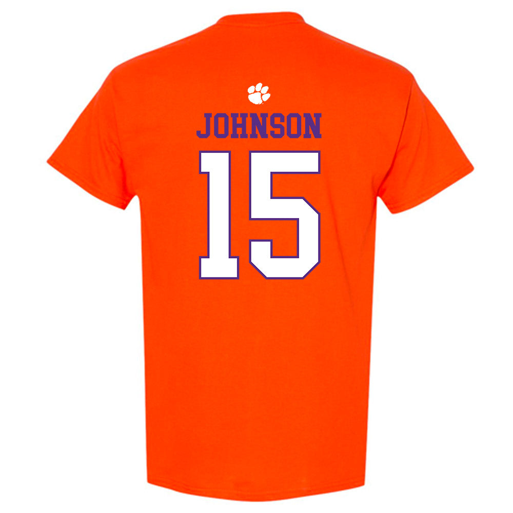 Clemson - NCAA Women's Soccer : Ella Johnson - Classic Shersey T-Shirt-1