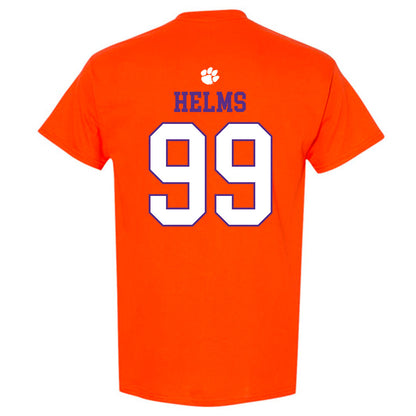 Clemson - NCAA Football : Hunter Helms - Classic Shersey T-Shirt-1
