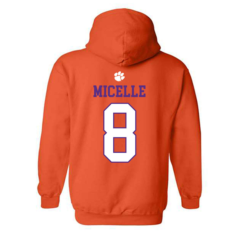 Clemson - NCAA Women's Volleyball : Becca Micelle Micelle - Classic Shersey Hooded Sweatshirt