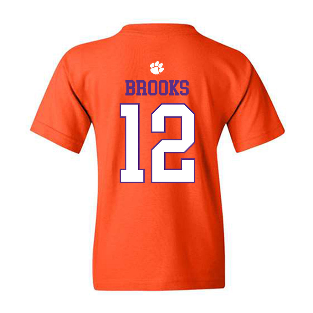 Clemson - NCAA Women's Soccer : Natalie Brooks - Classic Shersey Youth T-Shirt-1