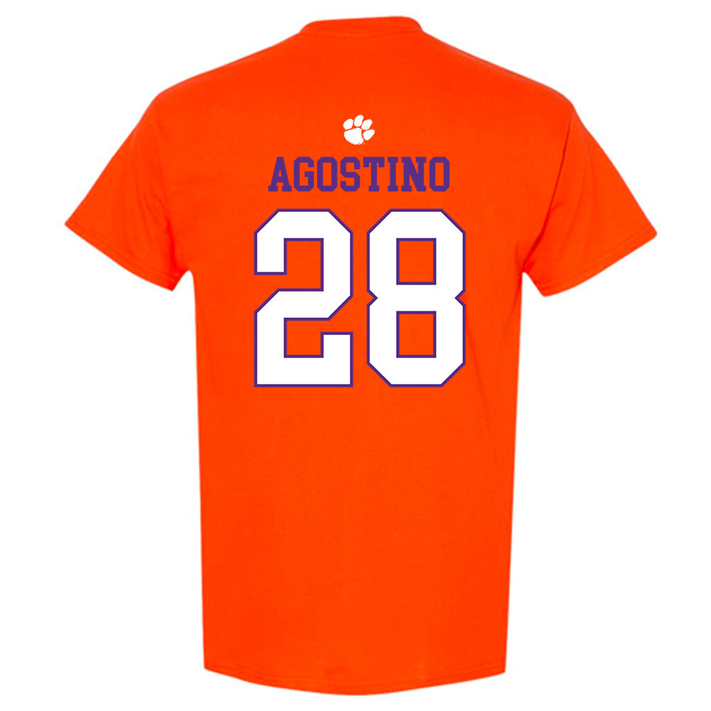 Clemson - NCAA Women's Lacrosse : Summer Agostino - Classic Shersey T-Shirt-1