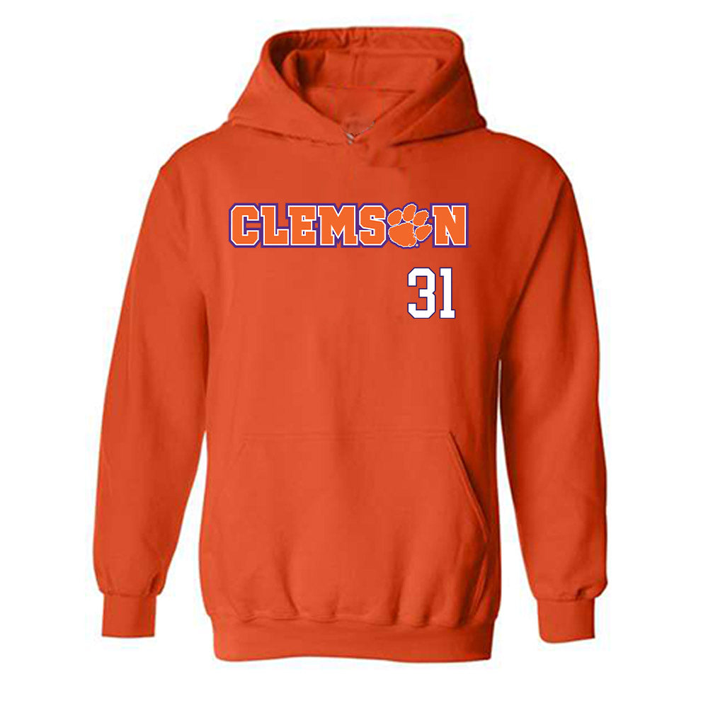 Clemson - NCAA Women's Basketball : Anya Poole - Classic Shersey Hooded Sweatshirt-0