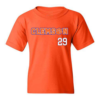 Clemson - NCAA Women's Soccer : Jordan Thompson - Classic Shersey Youth T-Shirt-0