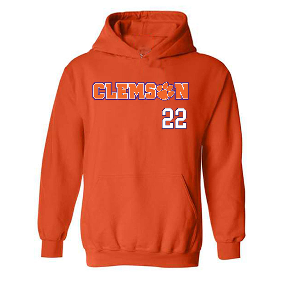 Clemson - NCAA Football : Dee Crayton - Classic Shersey Hooded Sweatshirt-0