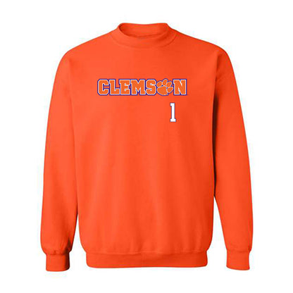 Clemson - NCAA Men's Soccer : Joseph Andema - Classic Shersey Crewneck Sweatshirt-0