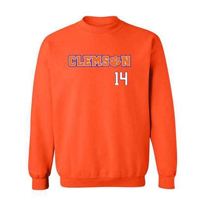 Clemson - NCAA Men's Basketball : Blake Davidson - Classic Shersey Crewneck Sweatshirt-0