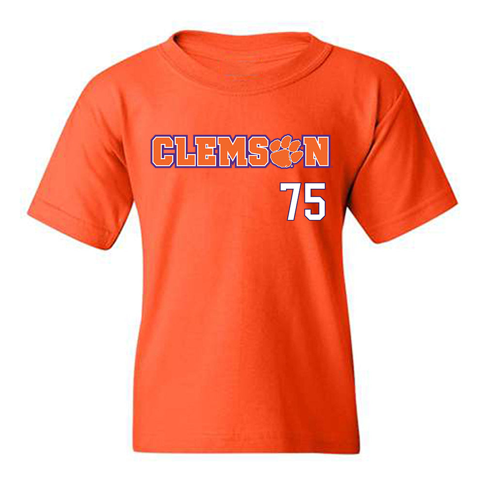 Clemson - NCAA Football : Tucker Kattus - Classic Shersey Youth T-Shirt-0