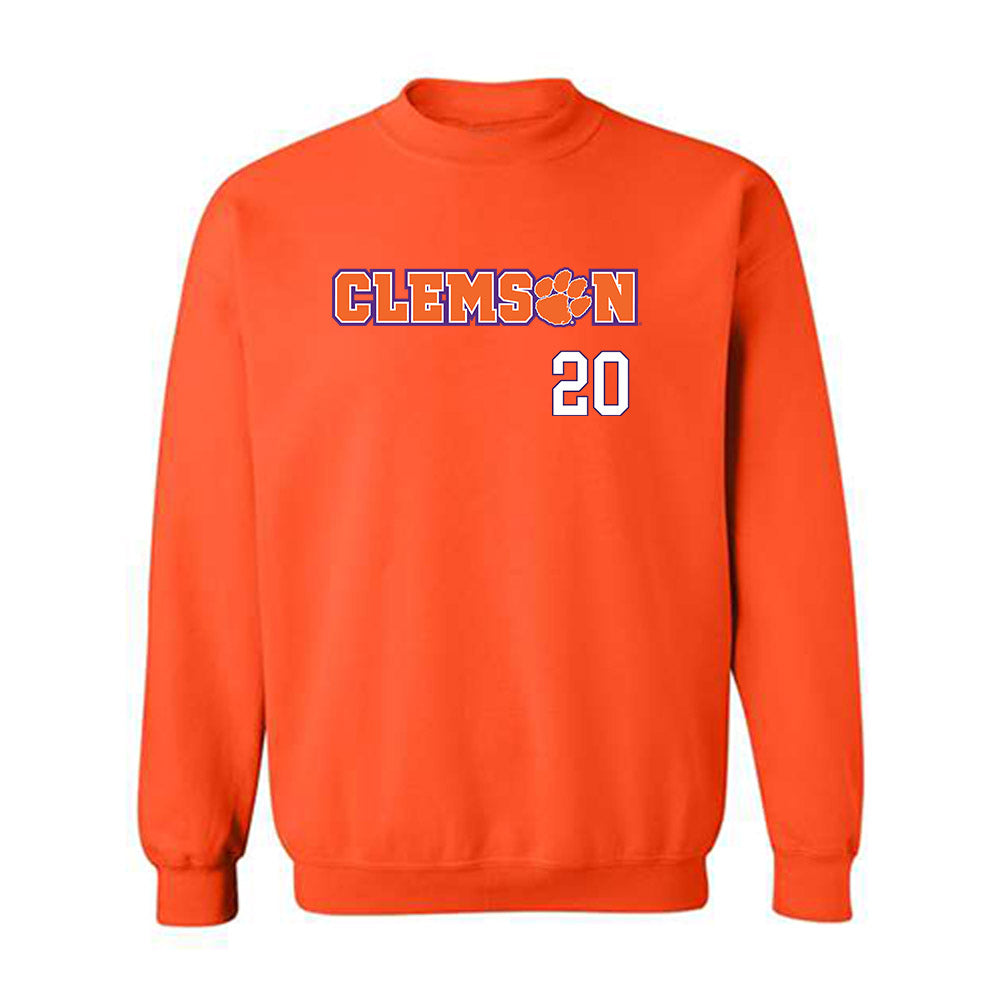 Clemson - NCAA Football : Clark Sanderson - Classic Shersey Crewneck Sweatshirt-0