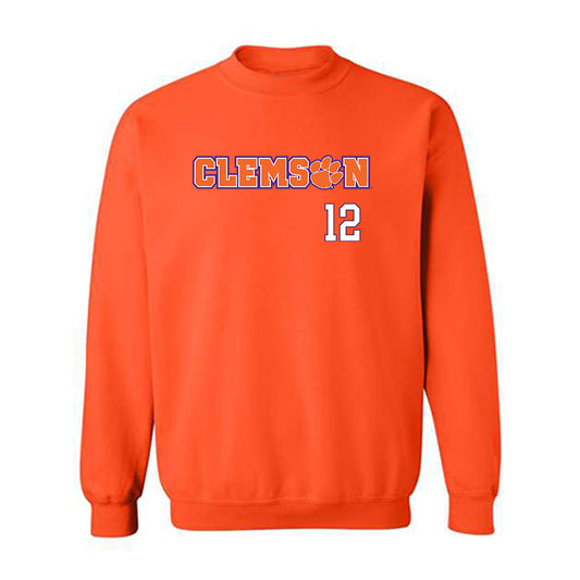 Clemson - NCAA Football : Shavar Young Jr - Classic Shersey Crewneck Sweatshirt-0