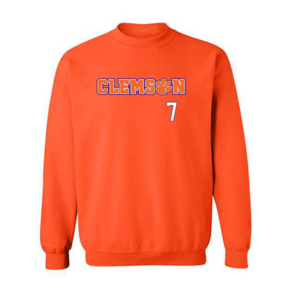 Clemson - NCAA Women's Basketball : Summah Evans - Classic Shersey Crewneck Sweatshirt-0