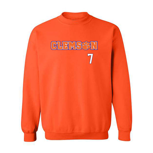 Clemson - NCAA Women's Basketball : Summah Evans - Classic Shersey Crewneck Sweatshirt-0