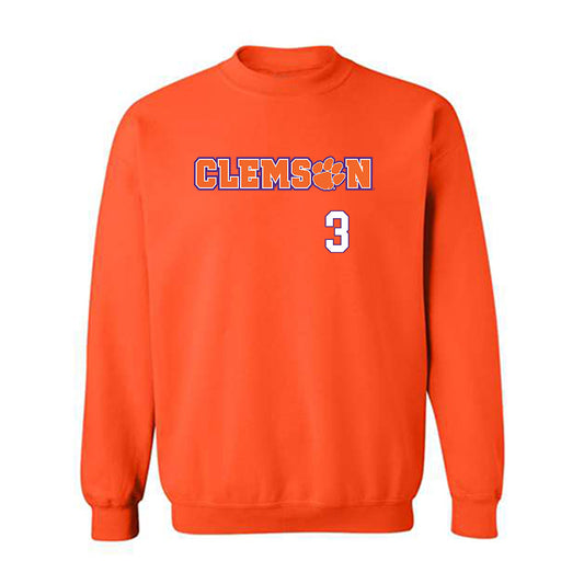 Clemson - NCAA Baseball : Jack Crighton - Classic Shersey Crewneck Sweatshirt