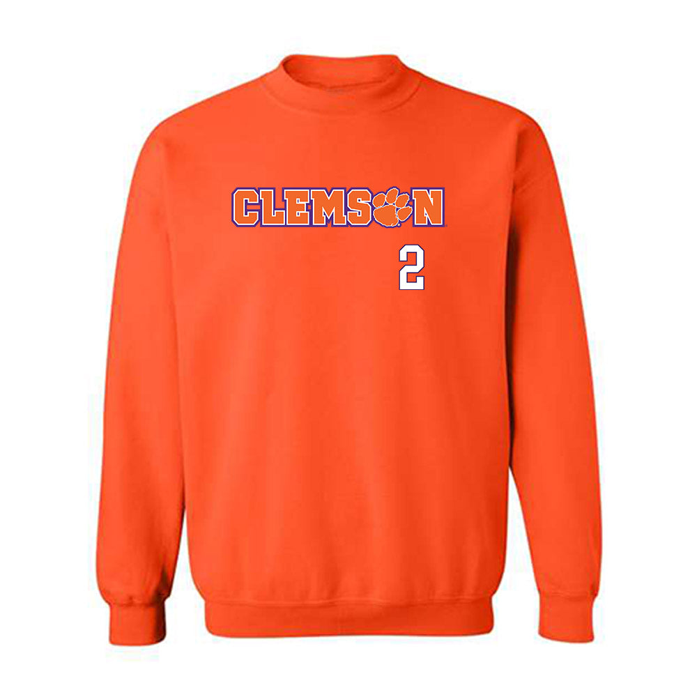Clemson - NCAA Football : Cade Klubnik - Classic Shersey Crewneck Sweatshirt-0