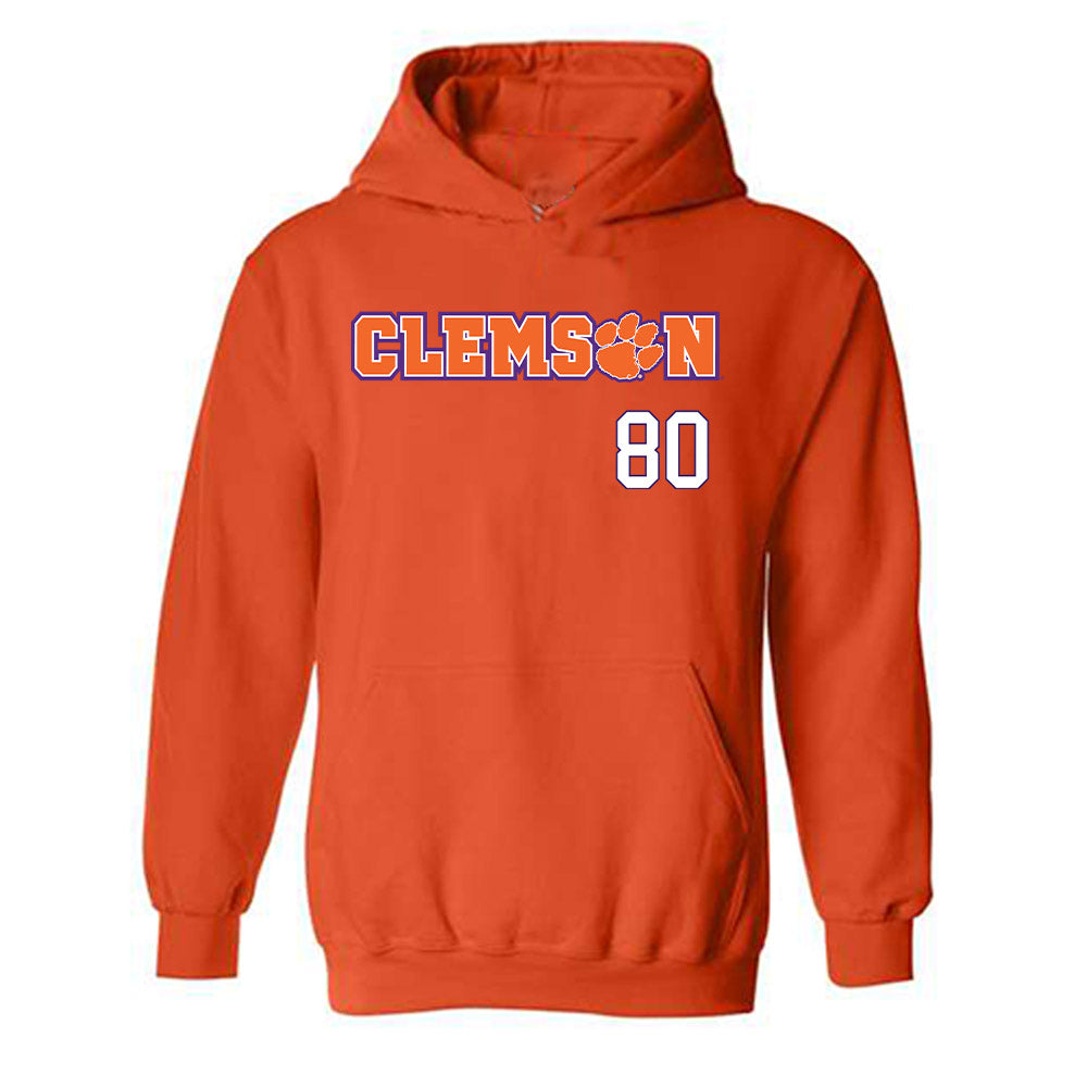 Clemson - NCAA Football : Luke Stubbs - Classic Shersey Hooded Sweatshirt-0