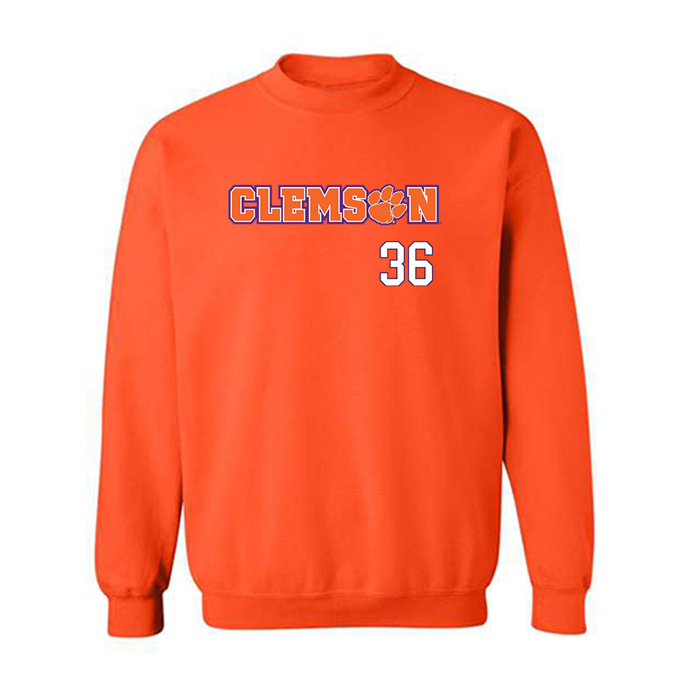 Clemson - NCAA Baseball : Dane Moehler - Classic Shersey Crewneck Sweatshirt-0