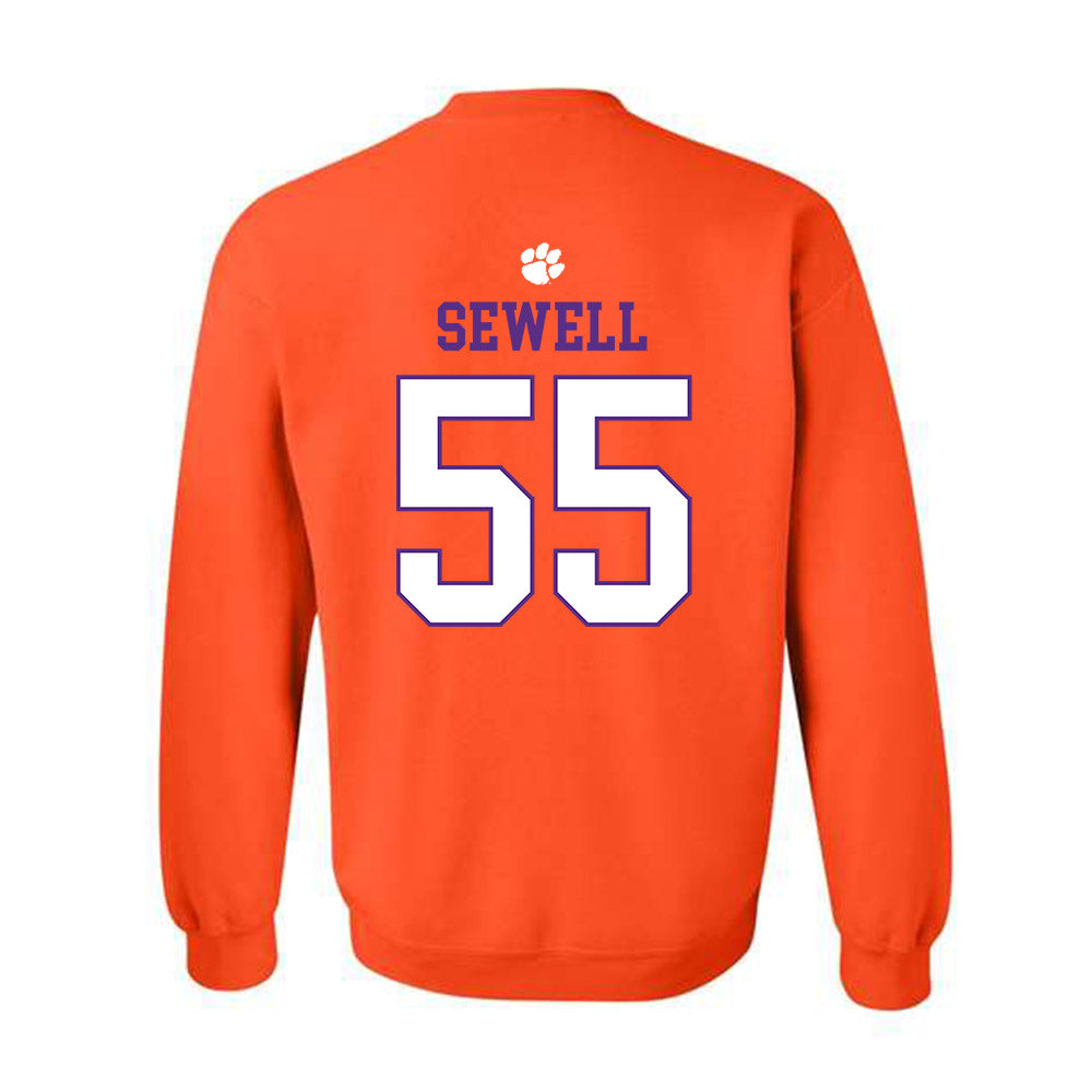 Clemson - NCAA Football : Harris Sewell - Classic Shersey Crewneck Sweatshirt-1