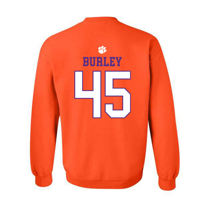 Clemson - NCAA Football : Vic Burley - Classic Shersey Crewneck Sweatshirt-1