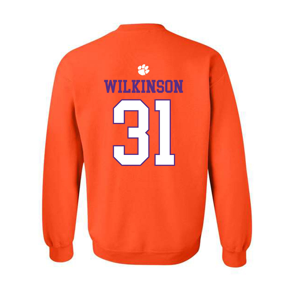 Clemson - NCAA Football : Joe Wilkinson - Classic Shersey Crewneck Sweatshirt-1