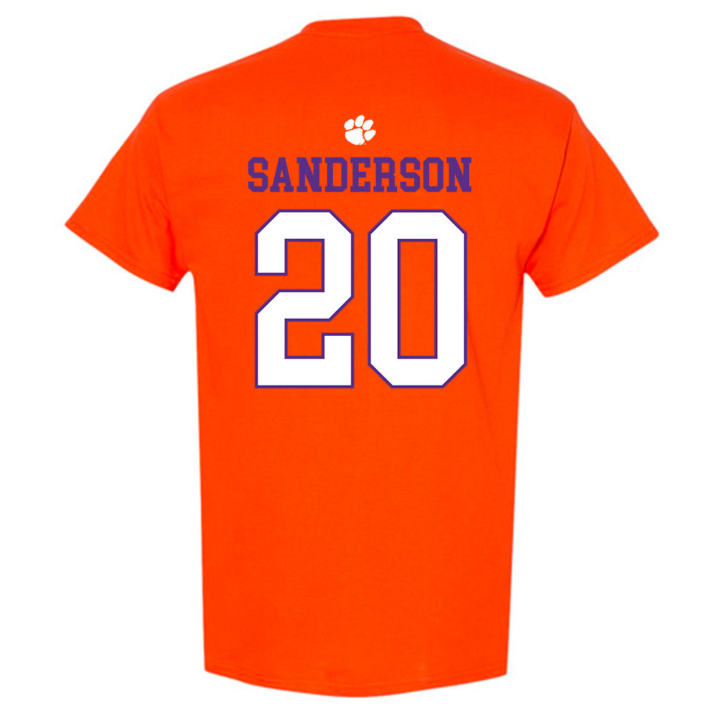 Clemson - NCAA Football : Clark Sanderson - Classic Shersey T-Shirt-1