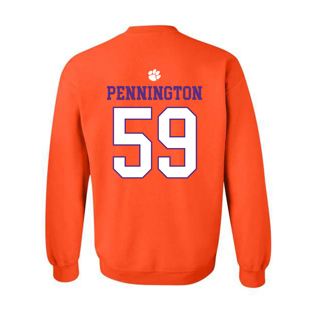 Clemson - NCAA Football : Dietrick Pennington - Classic Shersey Crewneck Sweatshirt-1