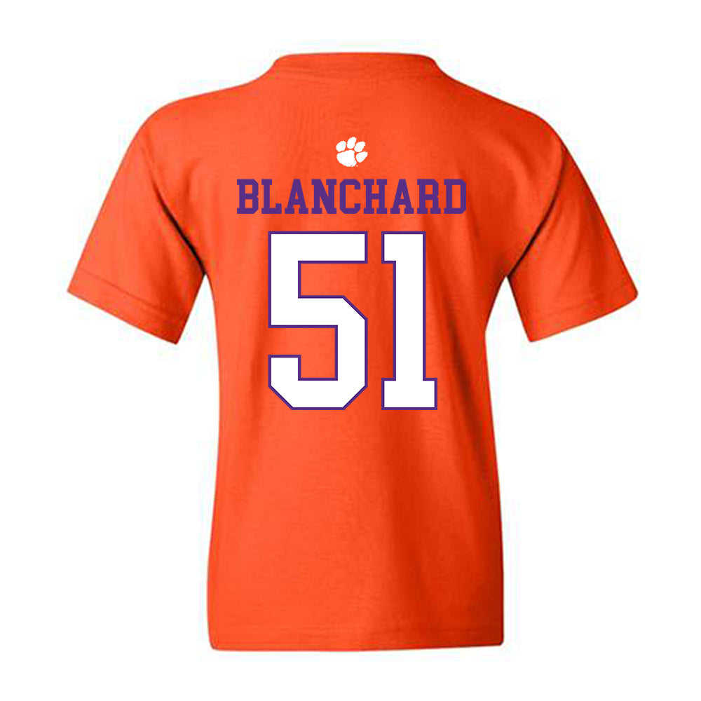 Clemson - NCAA Football : Gavin Blanchard - Classic Shersey Youth T-Shirt-1