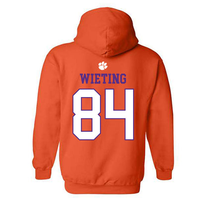 Clemson - NCAA Football : Avery Wieting - Classic Shersey Hooded Sweatshirt-1