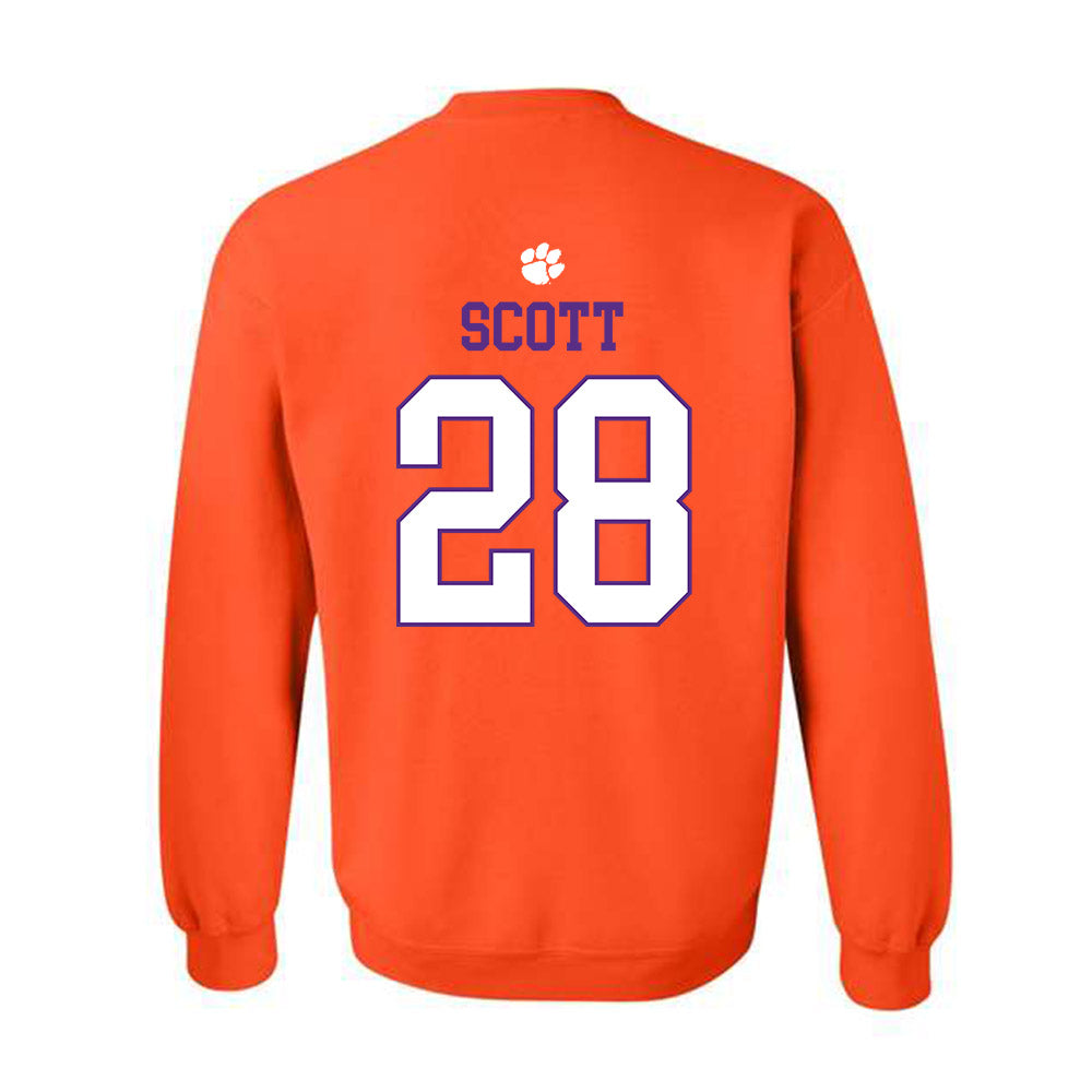 Clemson - NCAA Women's Lacrosse : Teagan Scott - Classic Shersey Crewneck Sweatshirt-1