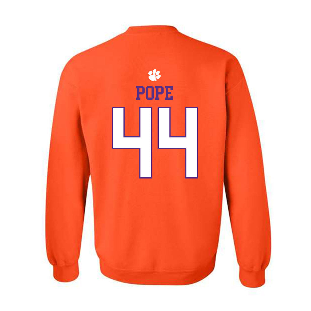 Clemson - NCAA Football : Banks Pope - Classic Shersey Crewneck Sweatshirt-1
