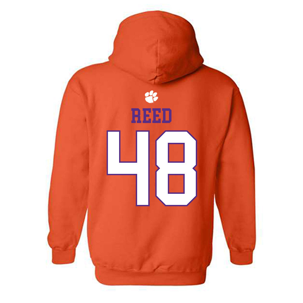 Clemson - NCAA Football : Charlie Reed - Classic Shersey Hooded Sweatshirt-1