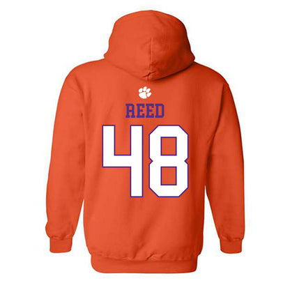 Clemson - NCAA Football : Charlie Reed - Classic Shersey Hooded Sweatshirt-1