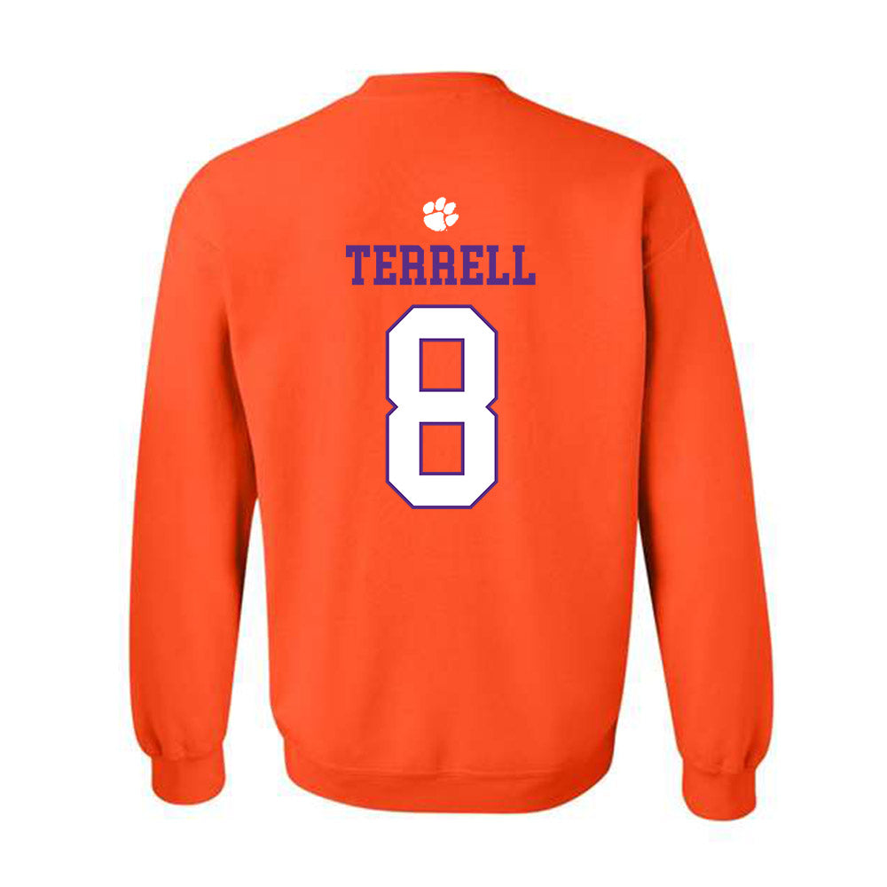 Clemson - NCAA Football : Avieon Terrell - Classic Shersey Crewneck Sweatshirt-1