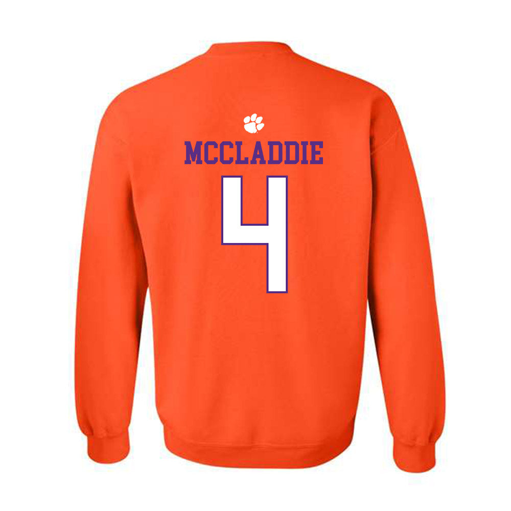 Clemson - NCAA Baseball : Tryston McCladdie - Classic Shersey Crewneck Sweatshirt-1