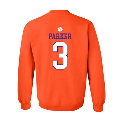 Clemson - NCAA Football : T.J. Parker - Classic Shersey Crewneck Sweatshirt-1