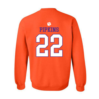 Clemson - NCAA Softball : Taylor Pipkins - Classic Shersey Crewneck Sweatshirt-1